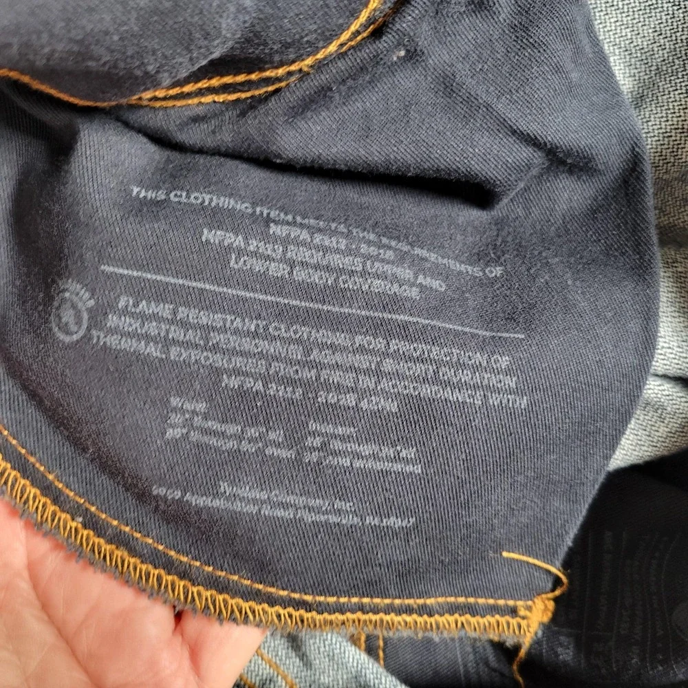 Tyndale FR Jeans Mens (39x32 Actual) Made in USA NFPA 2112 CAT 2 Arc Rated J230T